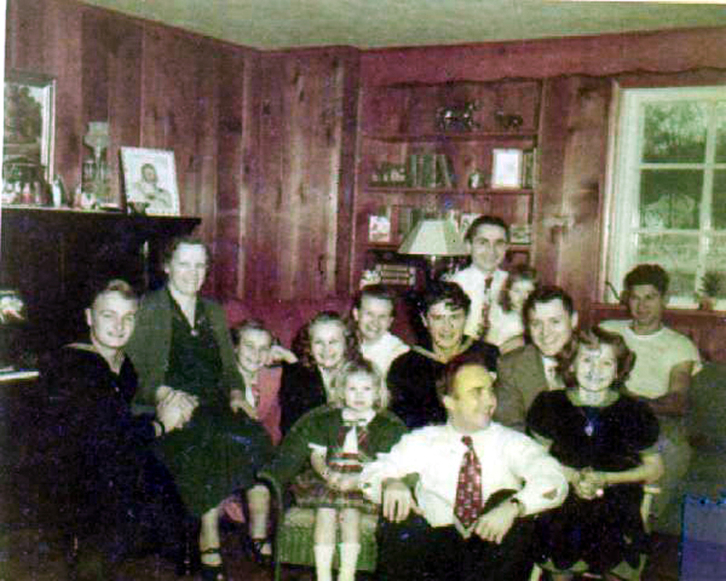 Scherff family and friends ca. 1930s color adjusted